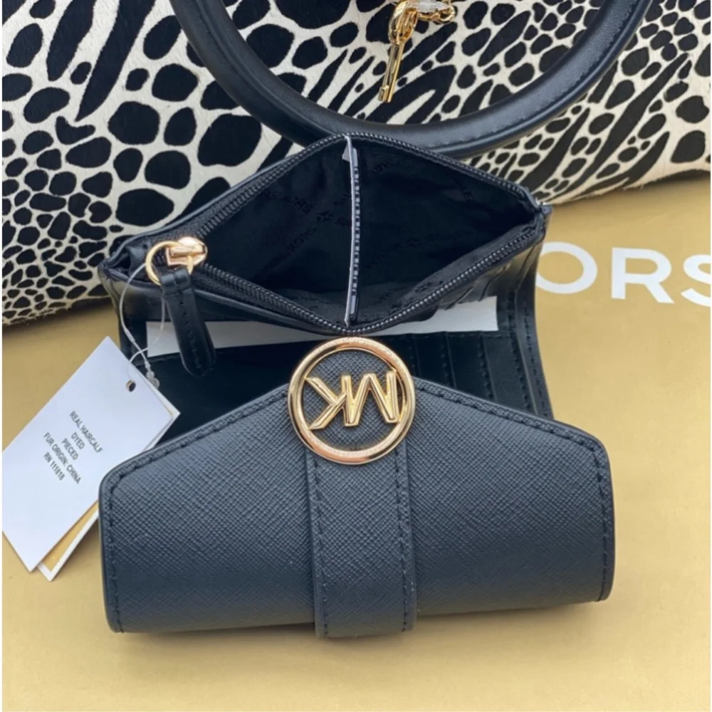 Michael Kors Carmen Medium Flap Bifold Wallet